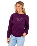 The Levi's® Womens Graphic Standard Sweatshirt in Plum