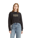 The Levi's® Womens Standard Sweatshirt in Leopard Caviar