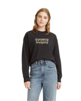 The Levi's® Womens Standard Sweatshirt in Leopard Caviar