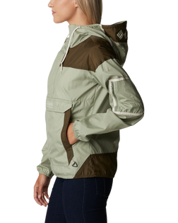 The Columbia Womens Challenger Jacket in Safari & Olive Green