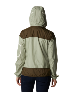 The Columbia Womens Challenger Jacket in Safari & Olive Green