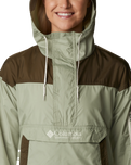 The Columbia Womens Challenger Jacket in Safari & Olive Green