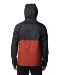 The Columbia Mens Inner Limits II Jacket in Warp Red, Shark & Raw Honey