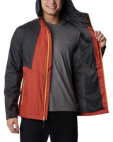 The Columbia Mens Inner Limits II Jacket in Warp Red, Shark & Raw Honey