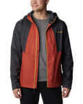 The Columbia Mens Inner Limits II Jacket in Warp Red, Shark & Raw Honey