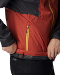 The Columbia Mens Inner Limits II Jacket in Warp Red, Shark & Raw Honey