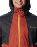 The Columbia Mens Inner Limits II Jacket in Warp Red, Shark & Raw Honey