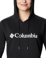 The Columbia Womens Logo Hoodie in Black & White