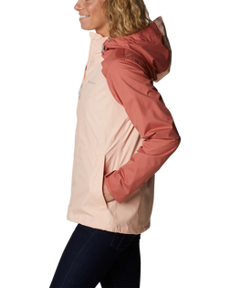 The Columbia Womens Inner Limits II Jacket in Peach Blossom & Dark Coral