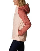 The Columbia Womens Inner Limits II Jacket in Peach Blossom & Dark Coral