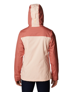 The Columbia Womens Inner Limits II Jacket in Peach Blossom & Dark Coral