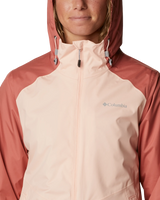 The Columbia Womens Inner Limits II Jacket in Peach Blossom & Dark Coral