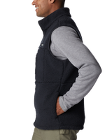 The Columbia Mens Mountainside Sherpa Fleece Gilet in Black