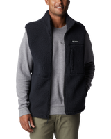 The Columbia Mens Mountainside Sherpa Fleece Gilet in Black