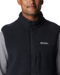 The Columbia Mens Mountainside Sherpa Fleece Gilet in Black