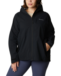 The Columbia Womens Omni-Tech Ampli-Dry Shell Jacket in Black