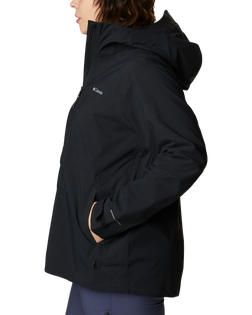 The Columbia Womens Omni-Tech Ampli-Dry Shell Jacket in Black