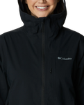 The Columbia Womens Omni-Tech Ampli-Dry Shell Jacket in Black