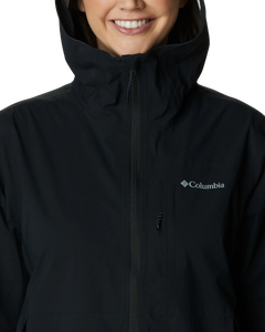 The Columbia Womens Omni-Tech Ampli-Dry Shell Jacket in Black