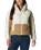 The Columbia Womens Leadbetter Point Sherpa Hybrid Jacket in Chalk Beach