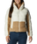 The Columbia Womens Leadbetter Point Sherpa Hybrid Jacket in Chalk Beach