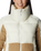 The Columbia Womens Leadbetter Point Sherpa Hybrid Jacket in Chalk Beach