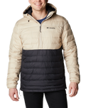 The Columbia Mens Powder Lite Jacket in Ancient Fossil & Black