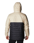 The Columbia Mens Powder Lite Jacket in Ancient Fossil & Black