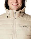 The Columbia Mens Powder Lite Jacket in Ancient Fossil & Black