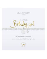 The Joma Jewellery Little Birthday Girl Bracelet in Silver