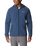 The Columbia Mens Tall Heights Hooded Softshell Jacket in Dark Mountain & Collegiate Navy Ripstop