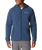 The Columbia Mens Tall Heights Hooded Softshell Jacket in Dark Mountain & Collegiate Navy Ripstop