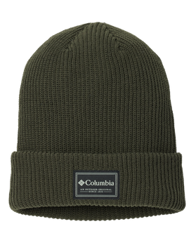 The Columbia Mens Lost Lager II Beanie in Greenscape 