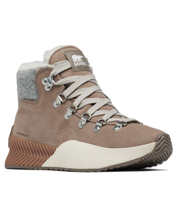 The Sorel Womens Out 'N' About III Conquest Shoes in Omega Taupe & Gum