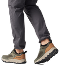 The Columbia Mens Hatana Max Outdry Shoes in Alpine Tundra & Elk