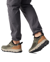 The Columbia Mens Hatana Max Outdry Shoes in Alpine Tundra & Elk