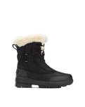 The Sorel Womens Torino II Parc Boots in Black & Sea Salt