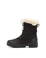 The Sorel Womens Torino II Parc Boots in Black & Sea Salt