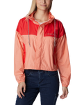 The Columbia Womens Flash Challenger Jacket in Coral Reef & Red Hibiscus