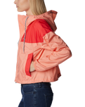 The Columbia Womens Flash Challenger Jacket in Coral Reef & Red Hibiscus