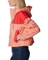 The Columbia Womens Flash Challenger Jacket in Coral Reef & Red Hibiscus