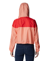 The Columbia Womens Flash Challenger Jacket in Coral Reef & Red Hibiscus