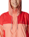 The Columbia Womens Flash Challenger Jacket in Coral Reef & Red Hibiscus