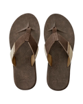 The Rip Curl Mens Oxford Flip Flops in Brown