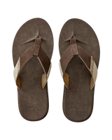 The Rip Curl Mens Oxford Flip Flops in Brown