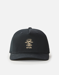 The Rip Curl Mens Icons Cap in Black & Tan