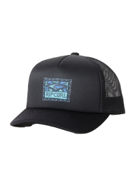 The Rip Curl Boys Boys Weekend Trucker Cap in Black