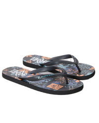 The Rip Curl Mens SWC Bloom Flip Flops in Dark Navy