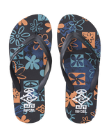 The Rip Curl Mens SWC Bloom Flip Flops in Dark Navy