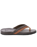 The Rip Curl Mens Soft Top Flip Flops in Brown & Tan